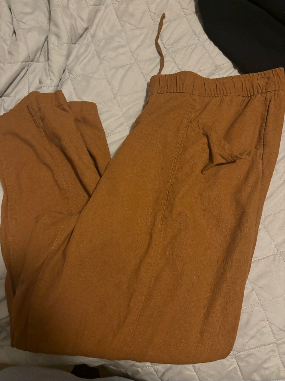 Old Navy Women's Rust Brown Drawstring Joggers
